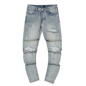 AMIRI Light Blue Distressed Jeans